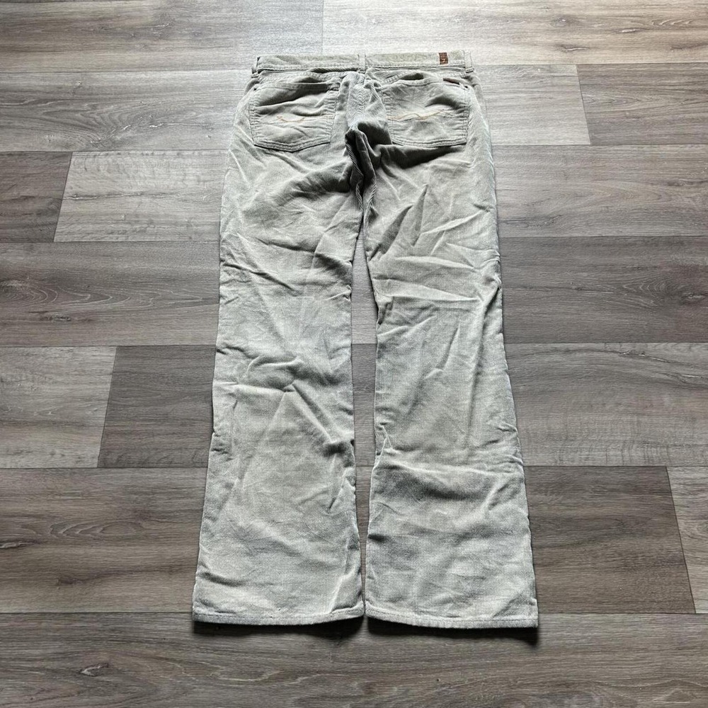 7 For All Mankind Tan Corduroy Pants‎ Womens 31 Vintage Beige U075029U-029U USA